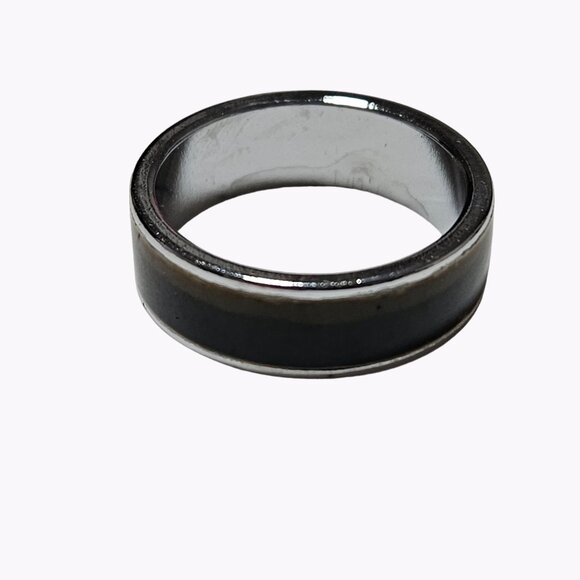 Silver Tone Tungsten Wedding Band Ring Engagement Promise Fashion Jewelry Men - Picture 1 of 4